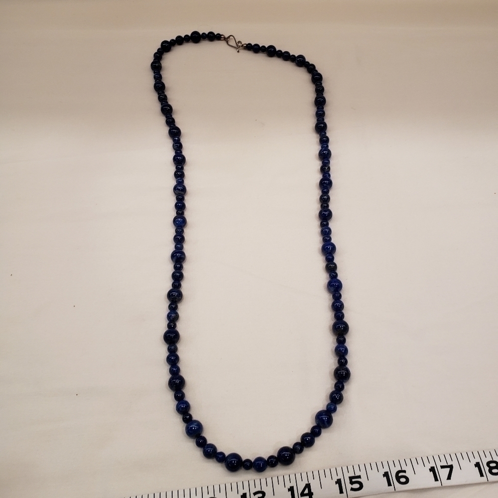 𝅺jay King 36" Blue Lapis Necklace - Picture 7 of 11